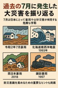 7月災害イラスト