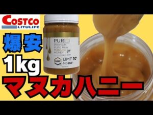 【コストコ購入品】PURITIピュリティマヌカハニー感想｜価格比較・味・口コミ・開封｜大容量でコスパヤバい！｜風邪インフル対策